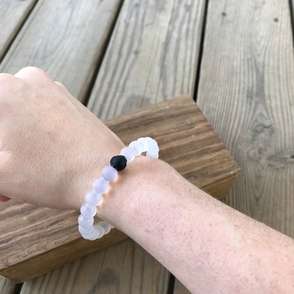 Lokai Bracelet Clear White Mud Water - Picture 5 of 7